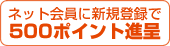 �l�b�g����ɐV�K�o�^��500�|�C���g�i��