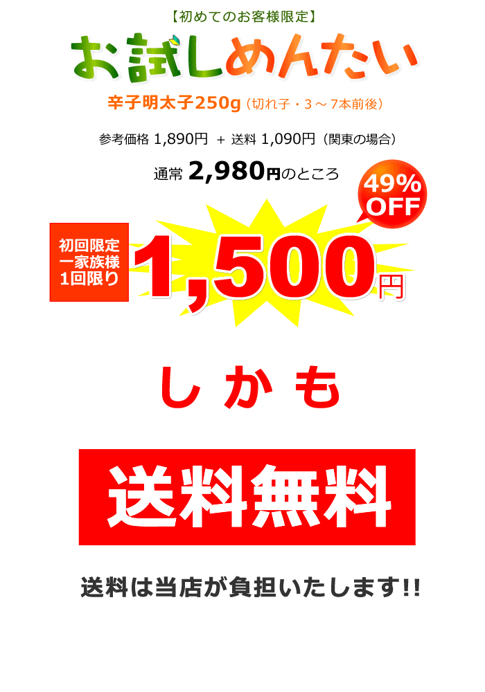 NEW-250_お試しめんたい250g