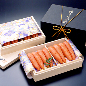 む-10_桐箱二段辛子明太子(1kg)